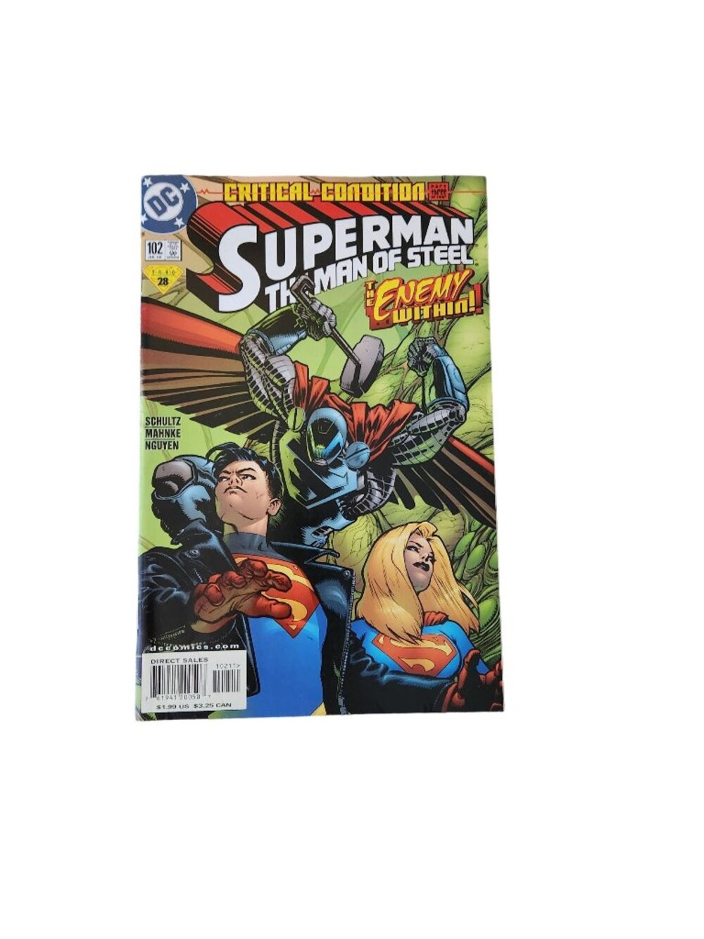 DC Comics Superman Man Of Steel #102 2000 Comic Book Collector Bagged Boarded